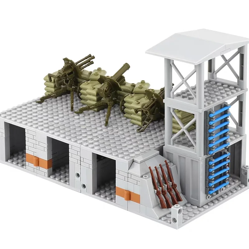 WW2 German Military Trenches Building Blocks Army Soldier Figures