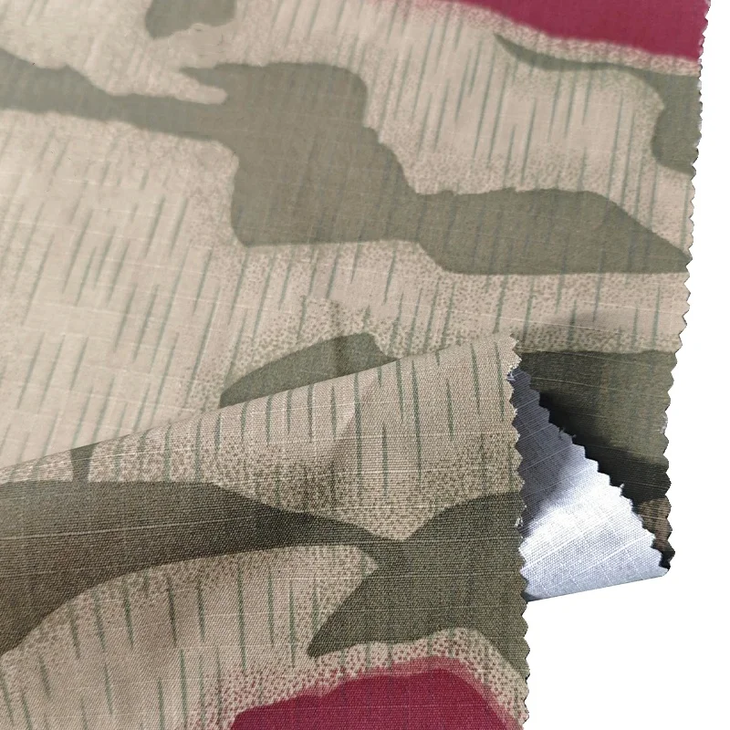 West German BGS Sumpftarn Camouflage Fabric Nylon Cotton Swamp Pattern Ripstop Durable Cloth Tactical Uniform Hat DIY Material 5