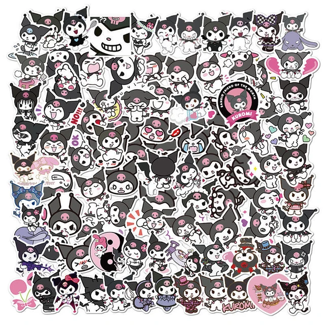 Melody Kuromi Stickers, Hello Kitty Little Twin Stars