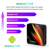 H96 MAX H313 Smart TV Box Android 14 TV Box 4K@60fps 100M/LAN Dual Wifi6 BT5.0 Google Voice Assistant Медиаплеер Set Top Box — изображение 2