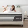 Twin Mattress, 10Inch Innerspring Hybrid Mattress in a Box with Gel Foam,Individually Wrapped Encased Coil Pocket Spring Mattres 6