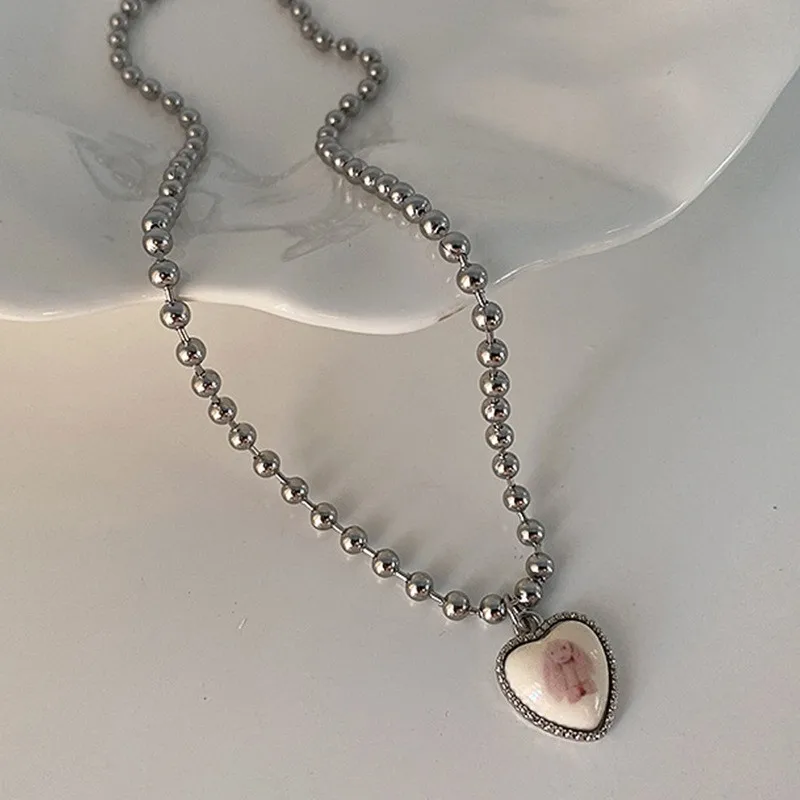 Boîte à Bijoux Vintage En Forme De Cœur, En Forme De Cœur En Métal