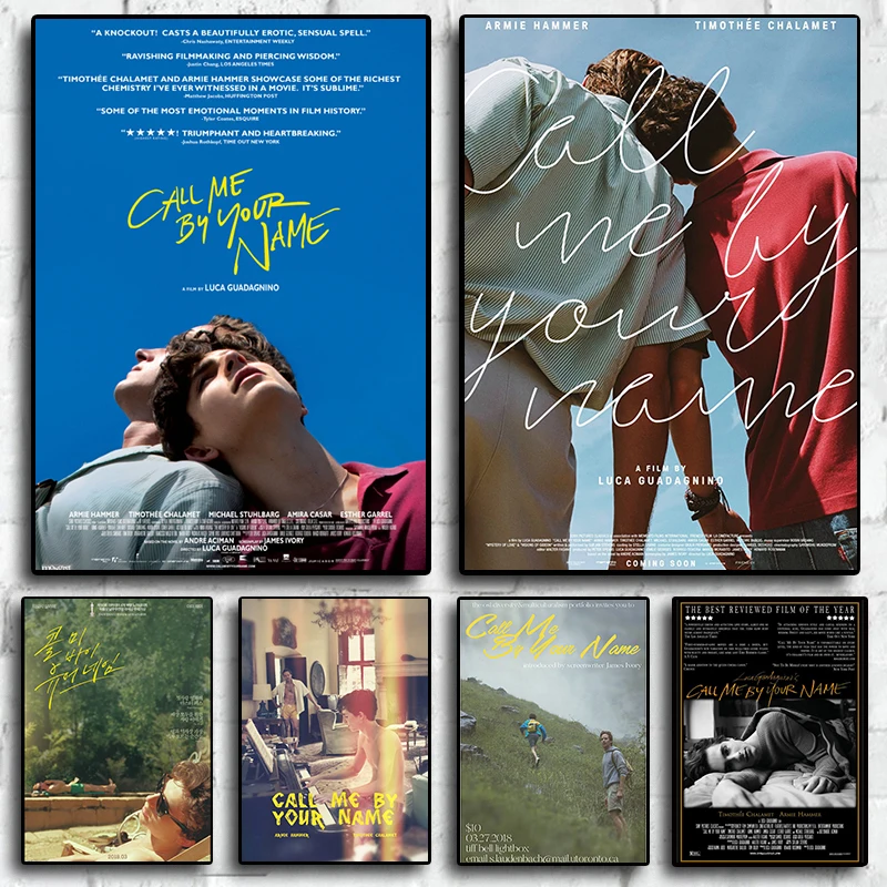 

Classic Movie Call Me by Your Name Print Art Canvas Poster For Living Room Decor Home Wall Picture