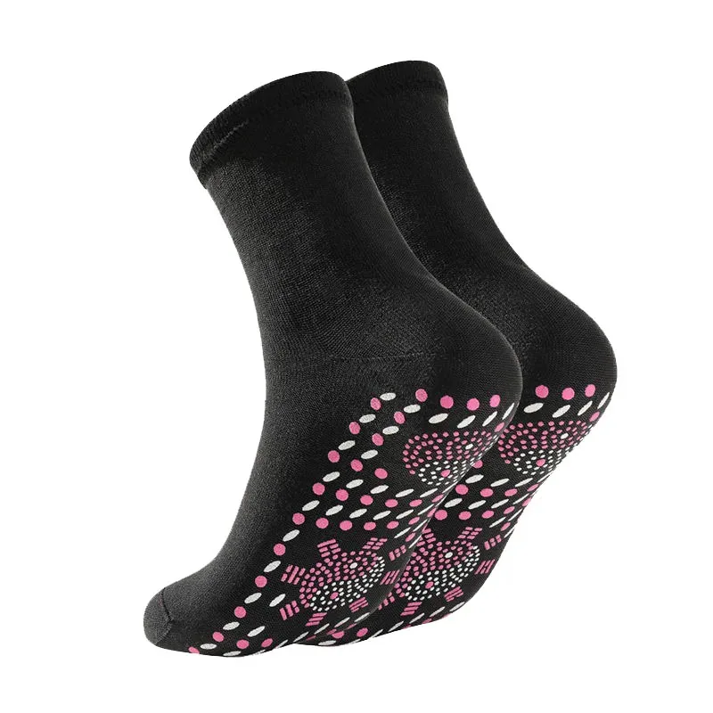 1/3/6pairs Self Heating Magnetic Socks, Self Heating Socks, Magnetic Therapy, Comfortable Winter Warmth, Massage Socks, Press