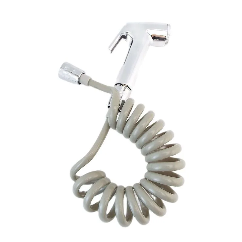 1.5m 2m protable ABS Toilet Bathroom Hand Held Bidet Anal Shower Sprayer Head Spray hose spring water ass clean tube Tap home