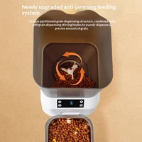 Smart WiFi Automatic Pet Feeder, Timed Portion Control & Remote Smartphone App, Fully Auto Food Dispenser for Cats Dogs 3