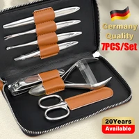 Beauty Manicure & Pedicure Set Nail Clipper Kit Leather Packaging Portable Suit 7Pcs/Set