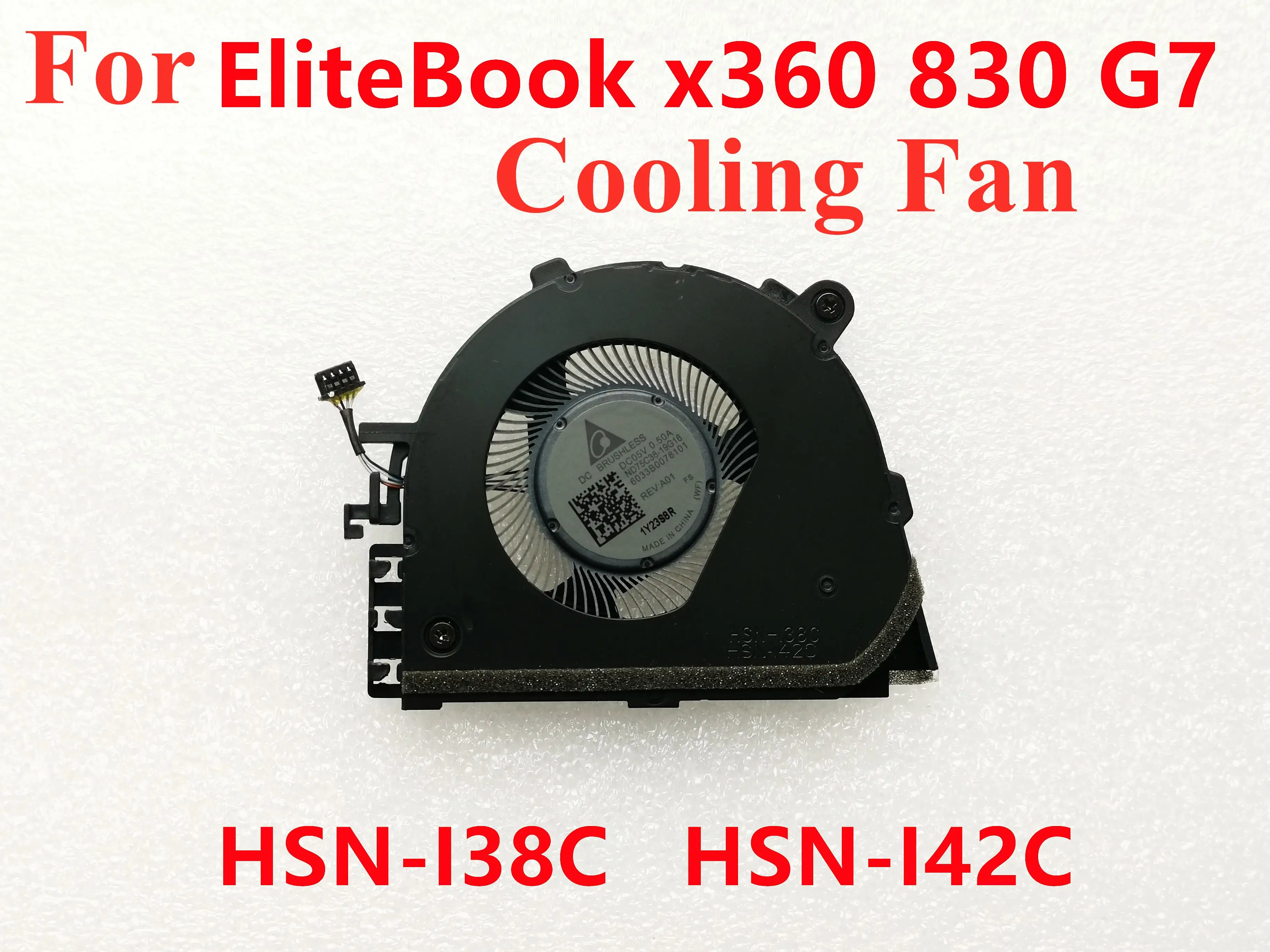 CPU Cooler Cooling FAN For HP EliteBook X360 830 G7 G8 HSN I42C I38C
