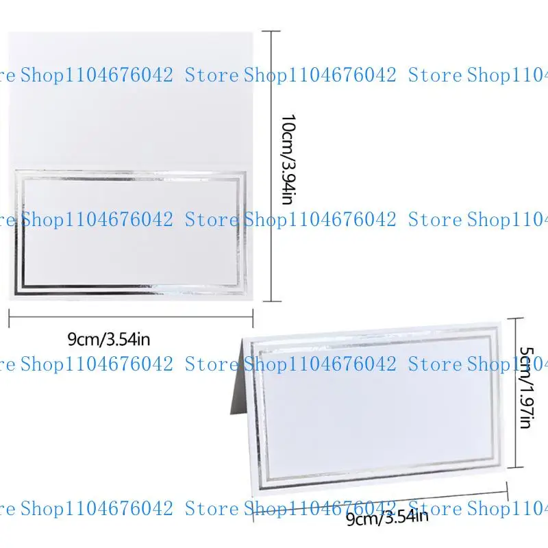 5asd 50pcs Table Setting Name Cards Place Cards for Wedding Reception Seating Card
