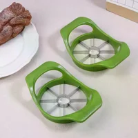Ustensiles de cuisine en acier inoxydable avec poignée confortable, coupe-légumes et fruits, outils de découpe en acier inoxydable 3