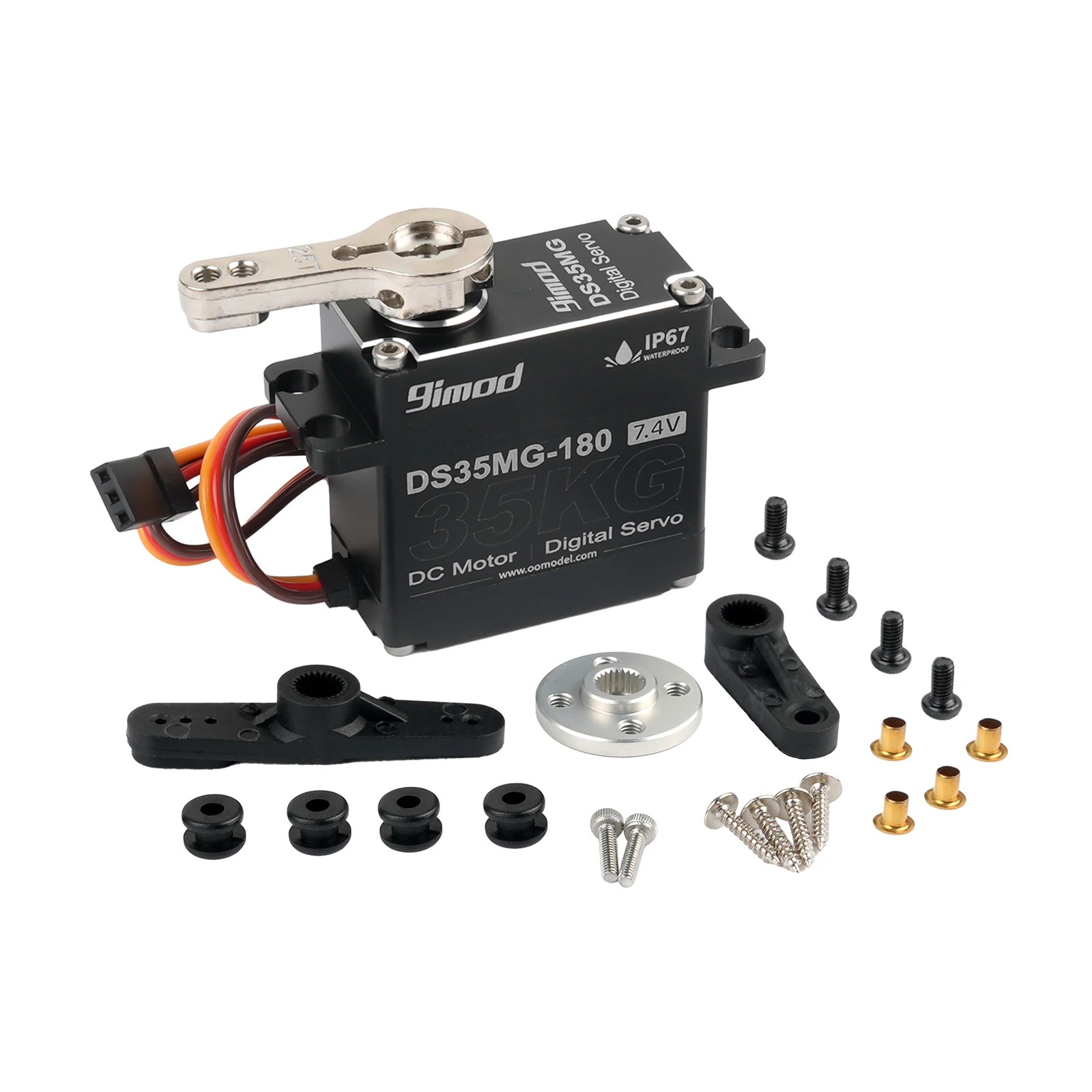 Digitale servo 9imod DS35MG/DS25MG 25/35KG 180°/270° voor RC