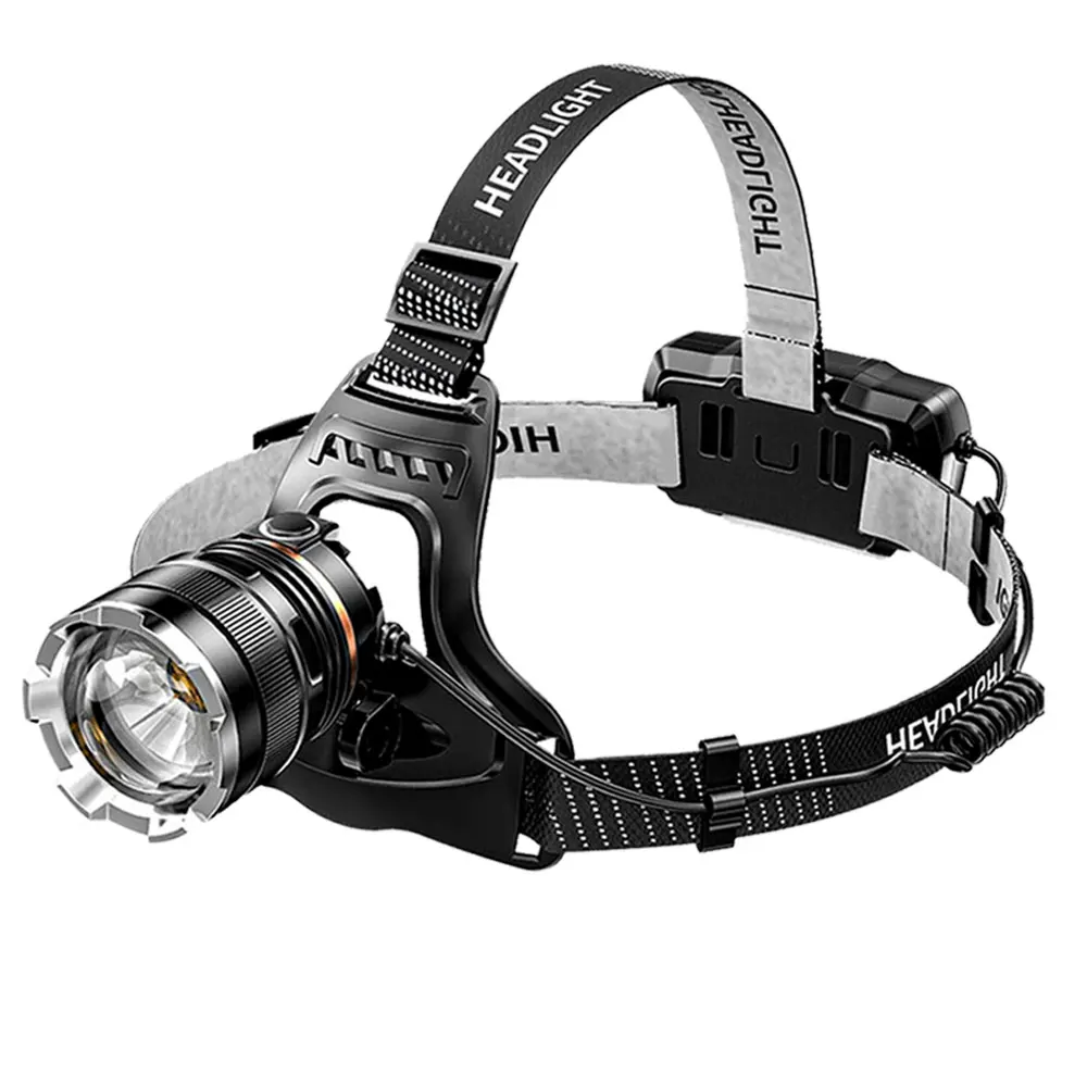 XHP50 LED Sensor Headlamp Waterproof Head Light Rechargeable Fishing Headlight Searching Camping Head Flashlight Zoom Lantern