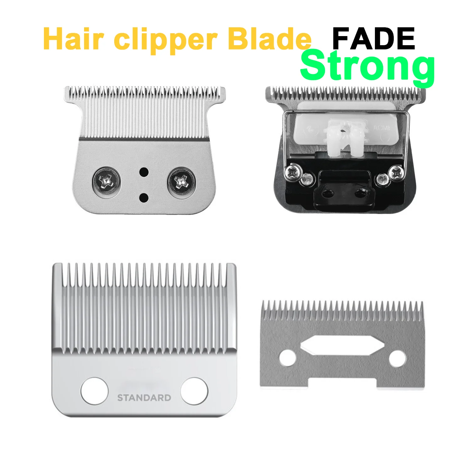 2020C Original American Electric Push Shear FADE Blade 2020T Series Knife Head Oil Head Hair Clipper Accessories Base Charger