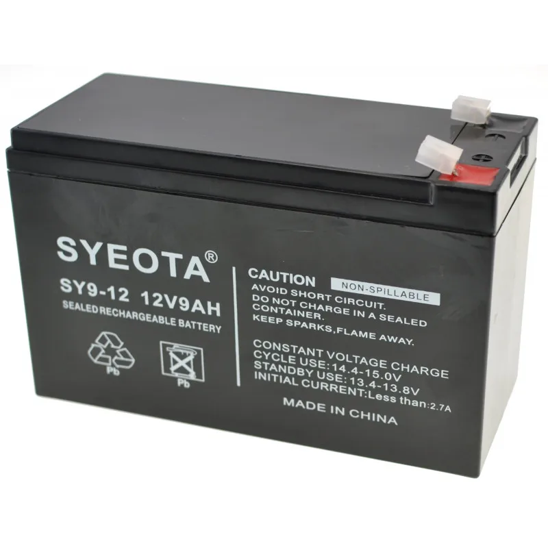 Rechargeable Lead Battery Sy9-12 12v9ah Alarms, Scales, Toys ...
