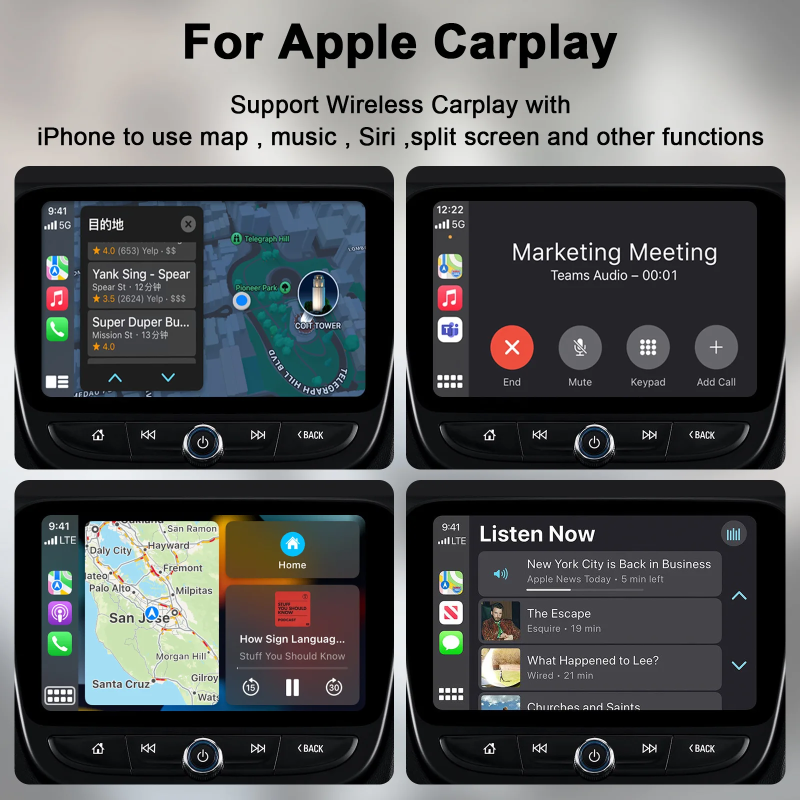 CarPlay Inalambrico Adaptador para i-Phone, CarPlay Wireless