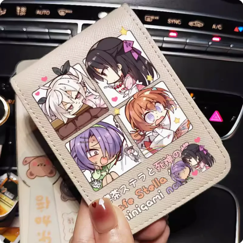 Anime Cafe Stella to Shinigami no Chou Akizuki Kanna Cartoon Fashion Wallets PU Purse Card Holder Money Bag Gift B497 Cosplay