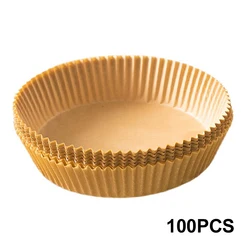 Non-Stick Disposable Paper Liners for Air Fryers and Ovens - 50/100Pcs Pack (100pcs)