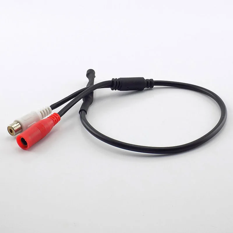 Sistema di videosorveglianza CCTV DC 12V con microfono audio e ingresso di alimentazione RCA per telecamere di sicurezza. C5 - immagine 4