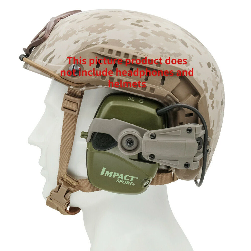 Tactical Helmet Arc Rail Mount Adapter Compatible With Howard Leight