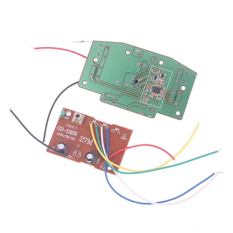 

6CH 2.4G Remote Control High Quality 27MHz Circuit PCB Transmitter Receiver Board DIY For RC Car Remote Control Toys Parts New