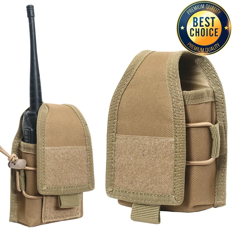 Nylon Tactical Walkie Talkie Holder Bag for Outdoor Hunting