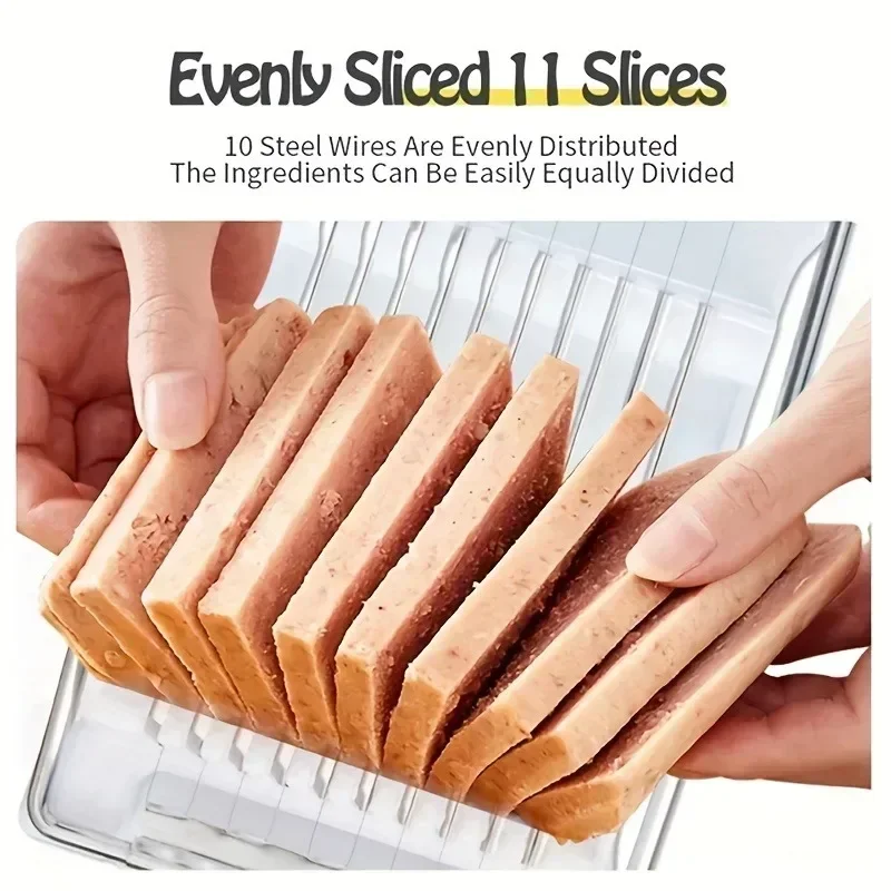 Multifunctional Luncheon Meat Slicer Stainless Steel Fruit Slicer Household Egg Hot Dog Cheese Kitchen Tools