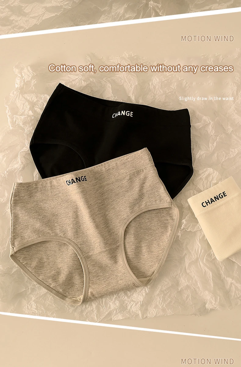 High Waisted Panties - Soft Cotton Spandex Briefs | Breathable Comfortable Underwear