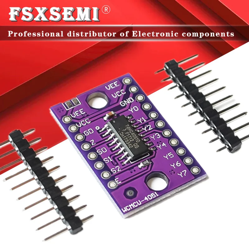 

74HC4051 HC4051 8 channel Analog Multiplexer Selector Module Multiplexers Distributor Resolver For Arduino