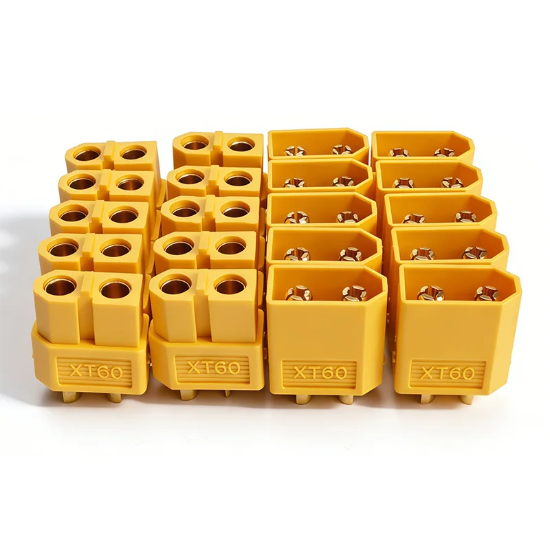 5/10 Pares de Conectores XT60 Macho e Fêmea Tipo Bala, Plugs de Alimentação para Bateria Lipo RC, Motor e Drones XT60