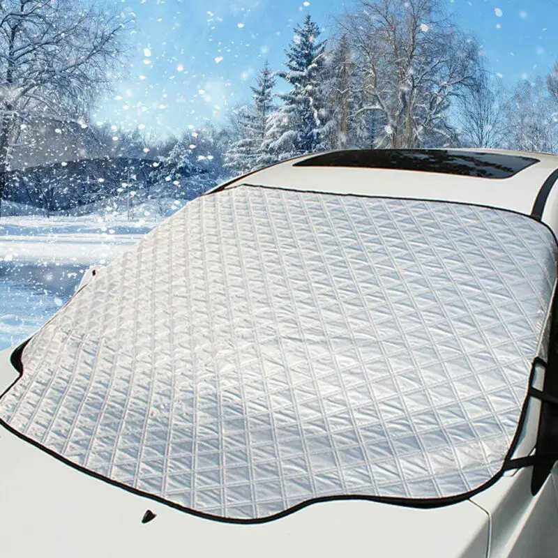 Car Front Windshield Sun Umbrella Snow Covers Magnetic Windscreen Sun Shade Winter Ice Frost Guard Cape Car Exterior Accessories