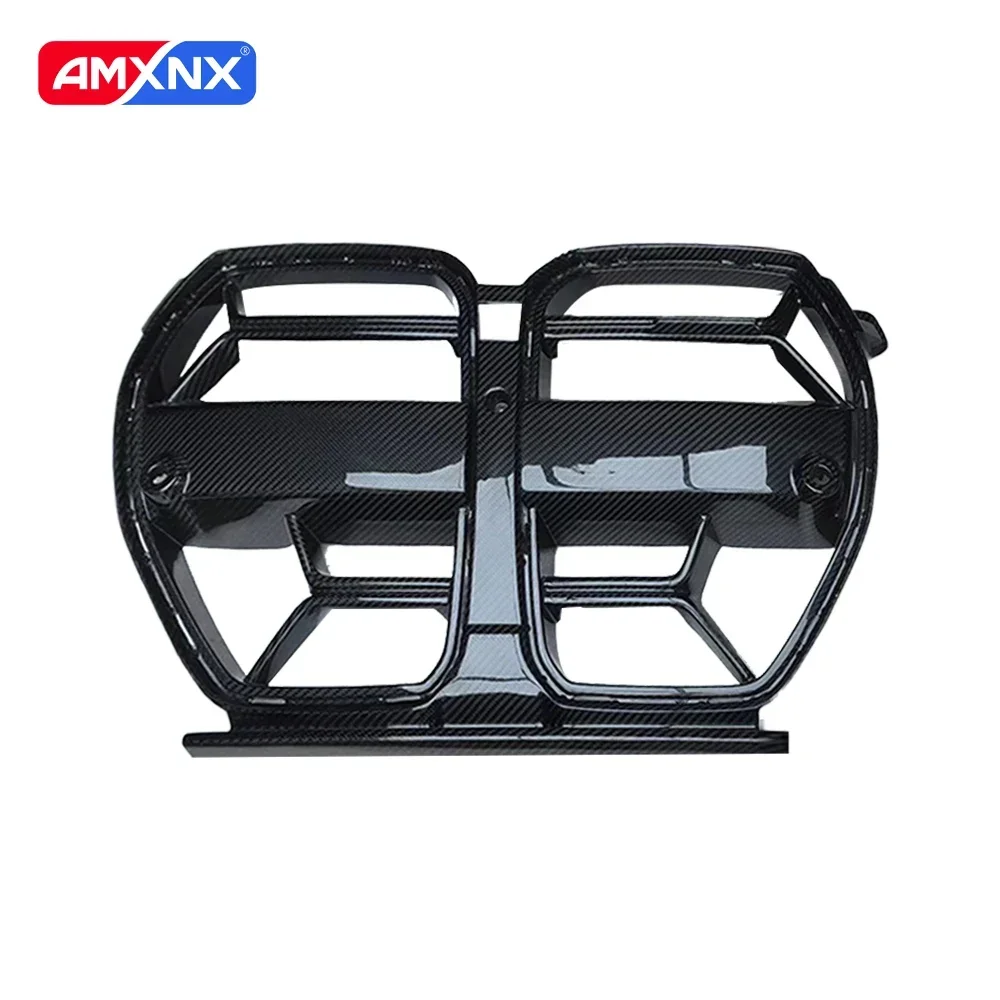 For BMW 2021-2023 G80 G81 M3 G82 G83 M4 Car Front Bumper Grilles Dry Carbon Fiber Hood Grill Front lip Rear lip Exterior Parts 1