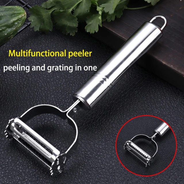 Kitchen Vegetable Peeler Stainless Steel Melon Planer Double-Head Potato  Peeler Multifunction Fruit Peeler Kitchen Accessories - AliExpress