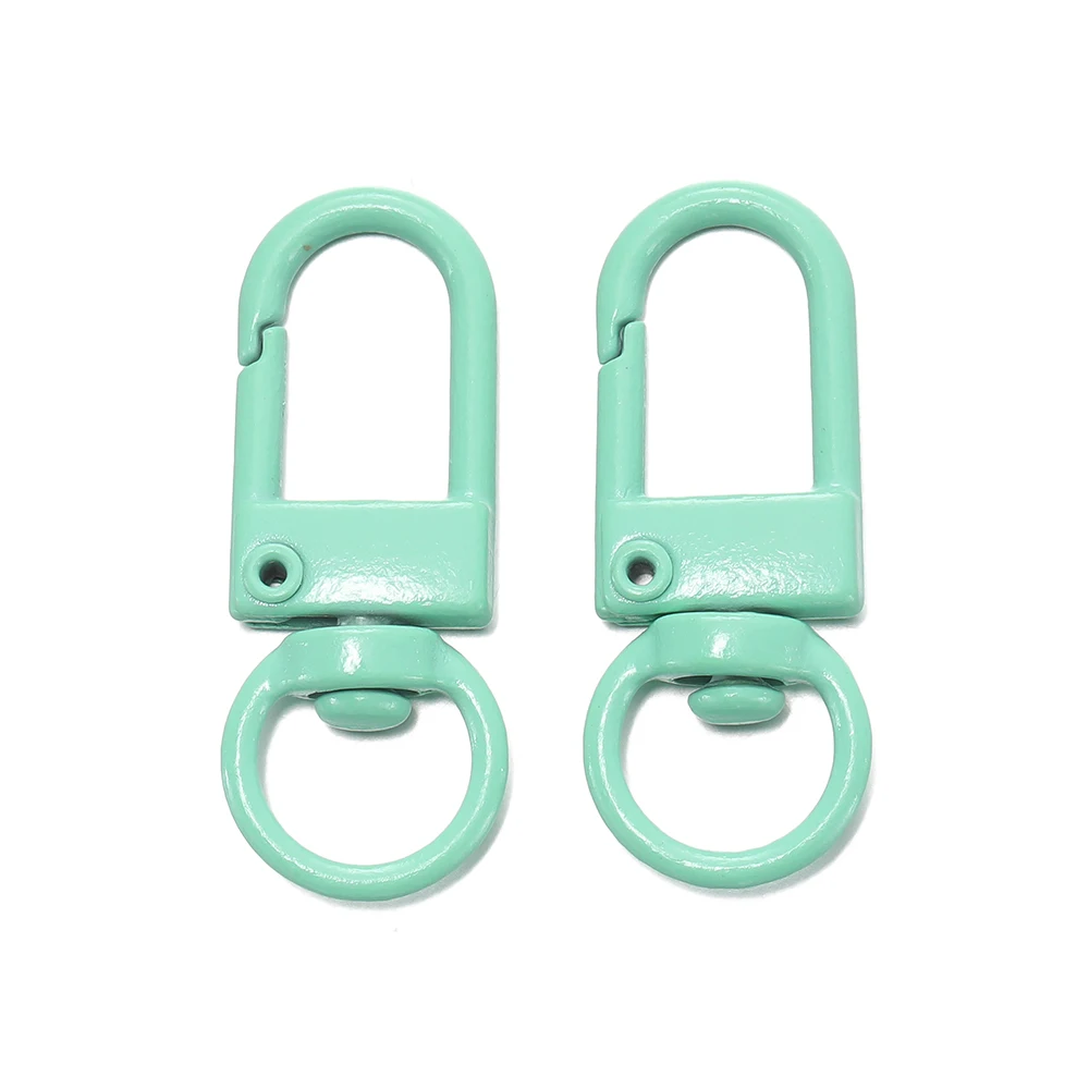 Colorful Alloy Snap Lobster Clasp Hooks for DIY Crafts - 10-Pack Wholesale Set