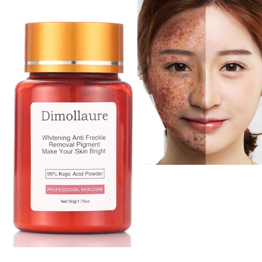 *dimollaure 99 Kojic Acid Powder 50g Face Care Whitening Cream Anti