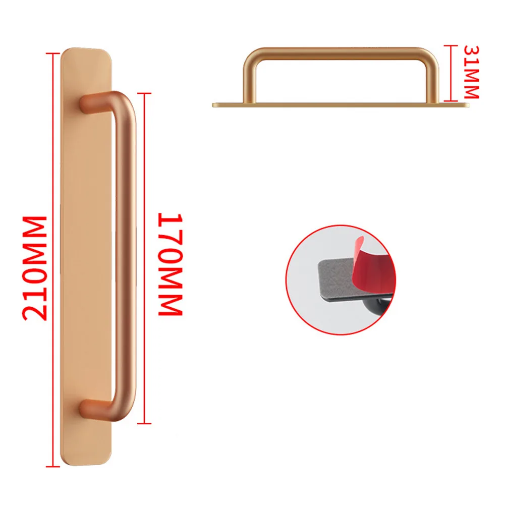 

Barn Drawer School Hotel Office Applicable For Home Handle Pull Handle 1 X Handle Aluminium Alloy Black Gold Silver