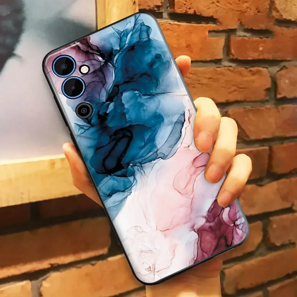 Marble TPU Soft Silicone Phone Case for Tecno Pova Neo Series