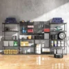Garage Storage Shelves, 72'' Heavy Duty Metal Utility Rack with Adjustable 5 Tier Shelving for Warehouse Basement Kitchen Living 2