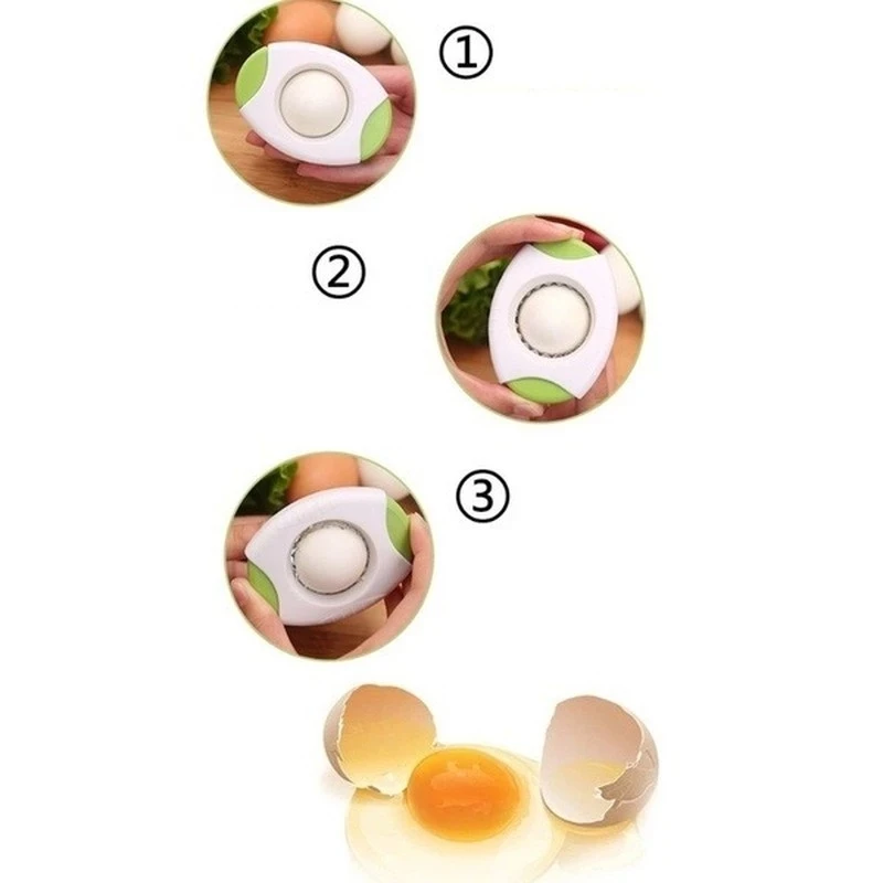 Separator Egg Opener Shell Cutter Kitchen Gadgets Tools Knocker Raw Cracker Boiled Topper Essential