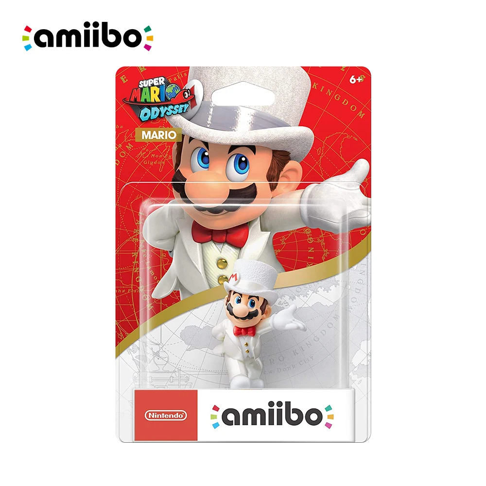 Nintendo Amiibo Figure Wedding Outfit - Peach /Bowser/Mario