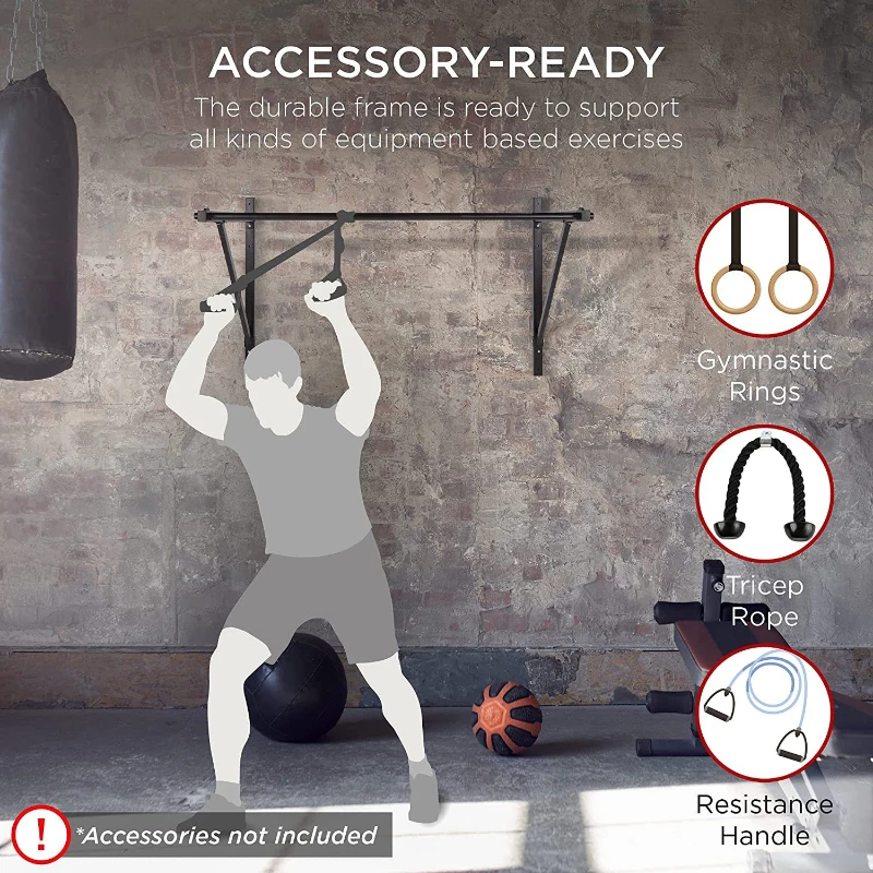 Gym Fitness Equipment Pull-up Bar Wall Mount Pull Up Bar