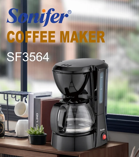 Drip Coffee Maker 0.42l With Filter Lcd And Timer Display Household 750w  Coffee Machine With 15cm Automobile Mug Fits Sonifer - Coffee Makers -  AliExpress