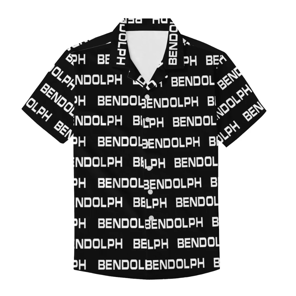 

Hawaiian Polynesian men's loose short-sleeved shirt, button beach shirt, Harajuku style, new summer fashion, 2023