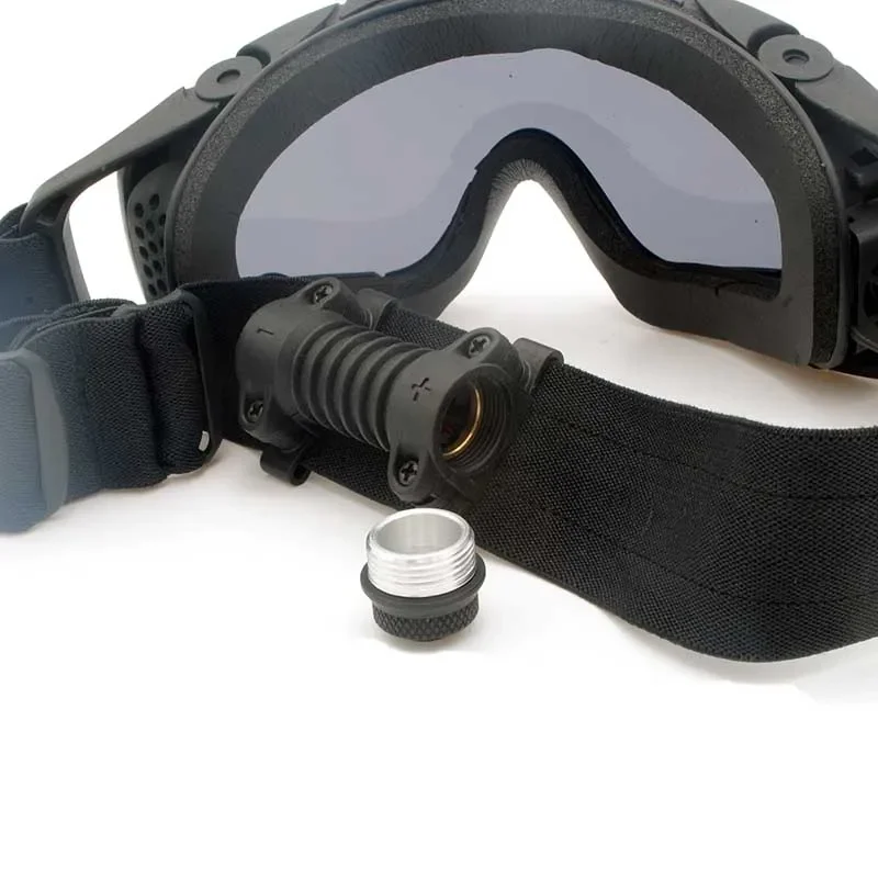 FMA Cooler Fan Version Black Tactical   Glasses SI-Ballistic Goggle 5