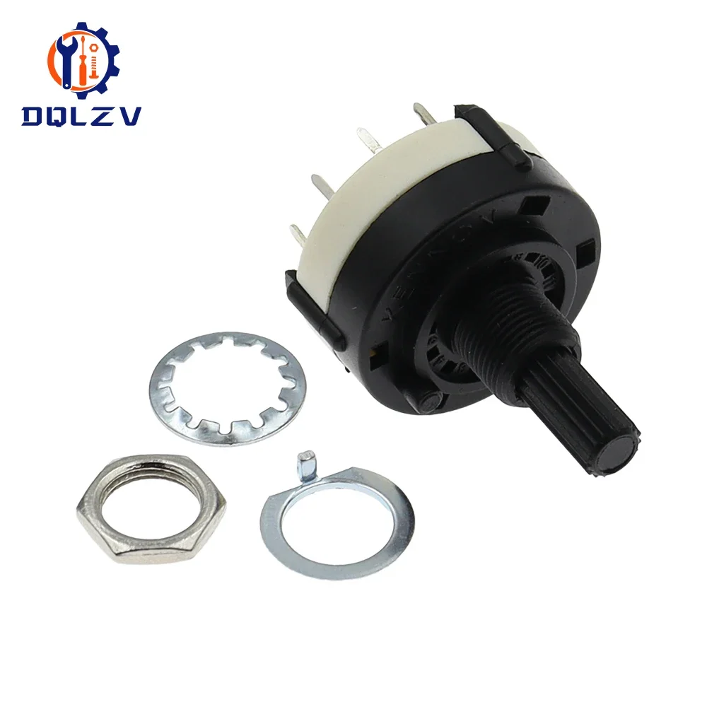 RS26 1 Pole Position 12 Selectable Band Rotary Channel Selector Switch Single Deck Rotary Switch Band Selector