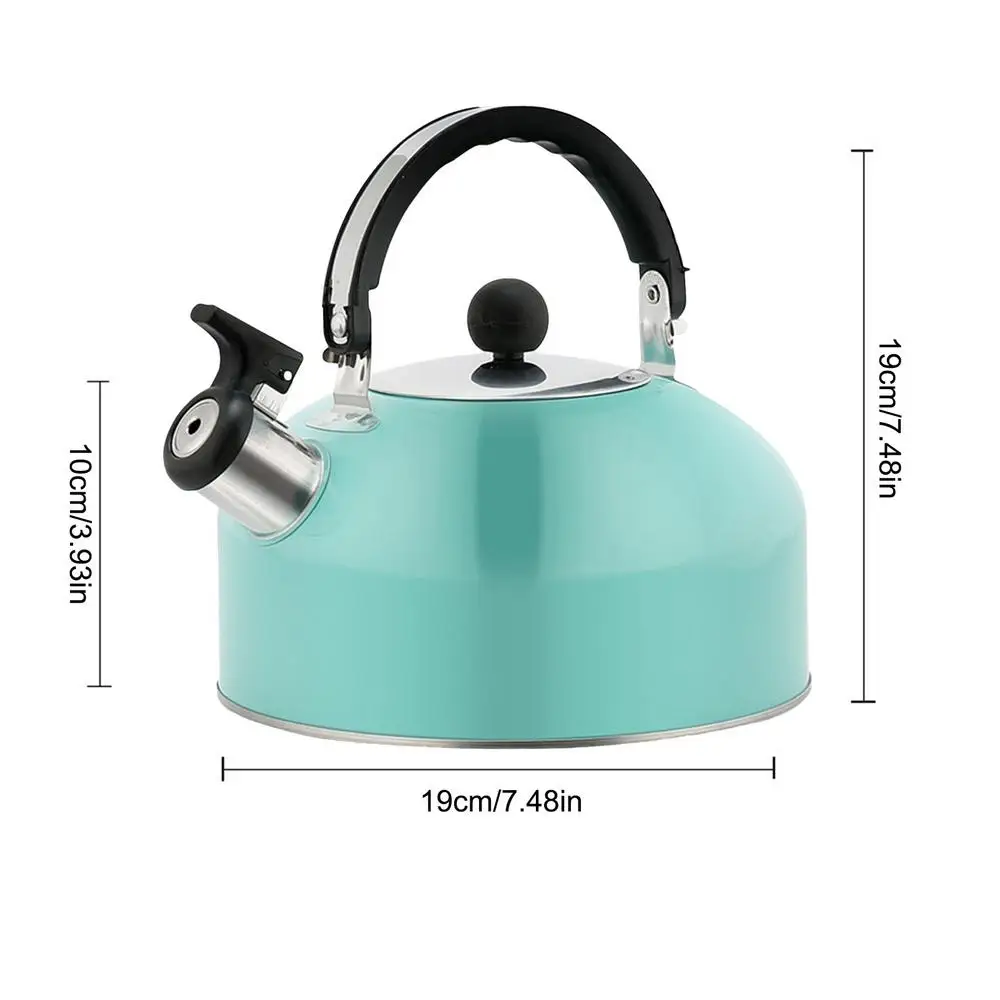 Tetera de acero inoxidable, tetera de té con agua fría para hacer y servir  bebidas de té con leche, 20 onzas (20 onzas)