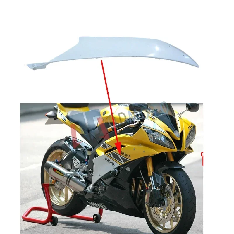 

For Yamaha YZF-R6 2006 2007 Unpainted Bodywork Middle Side Cover ABS Injection Fairing R 6 06 07 Motorcycle Modified Accessories