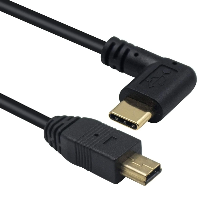 미니 USB - C형 어댑터 OTG 기능 케이블 90도 USB 3.1 C형 남성