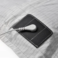 MAXSHARER Drap de lit de mise à la terre drap plat conducteur en fibre d'argent drap de mise à la terre en coton biologique pour un meilleur sommeil Nature santé 5