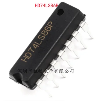 (10 PZ) NUOVO HD74LS86P HD74LS86 Griglia logica e inverter dritto nel circuito integrato DIP-14 HD74LS86P