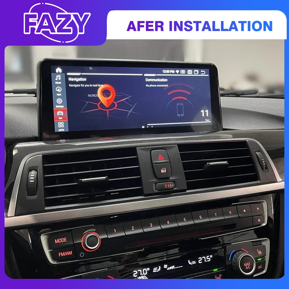Pantalla CarPlay de 10.25'' con Qualcomm 668S y Android 14 para BMW Serie 1 2 3 4 F20 F21 F22 F23 F30 F31 F32 F33 F34 Reproductor Multimedia GPS 5